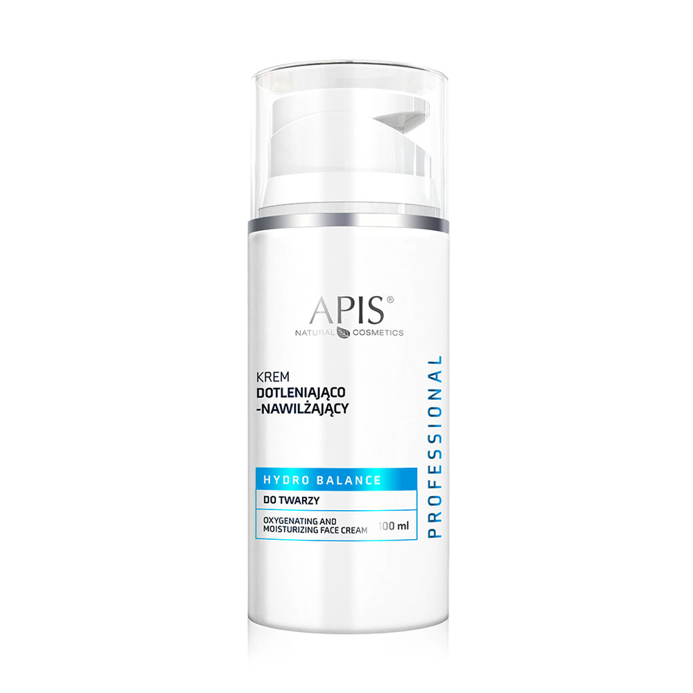 Зволожувальний крем для обличчя Apis Natural Cosmetics Hydro Balance Oxygenating And Moisturizing Face Cream, 100 мл